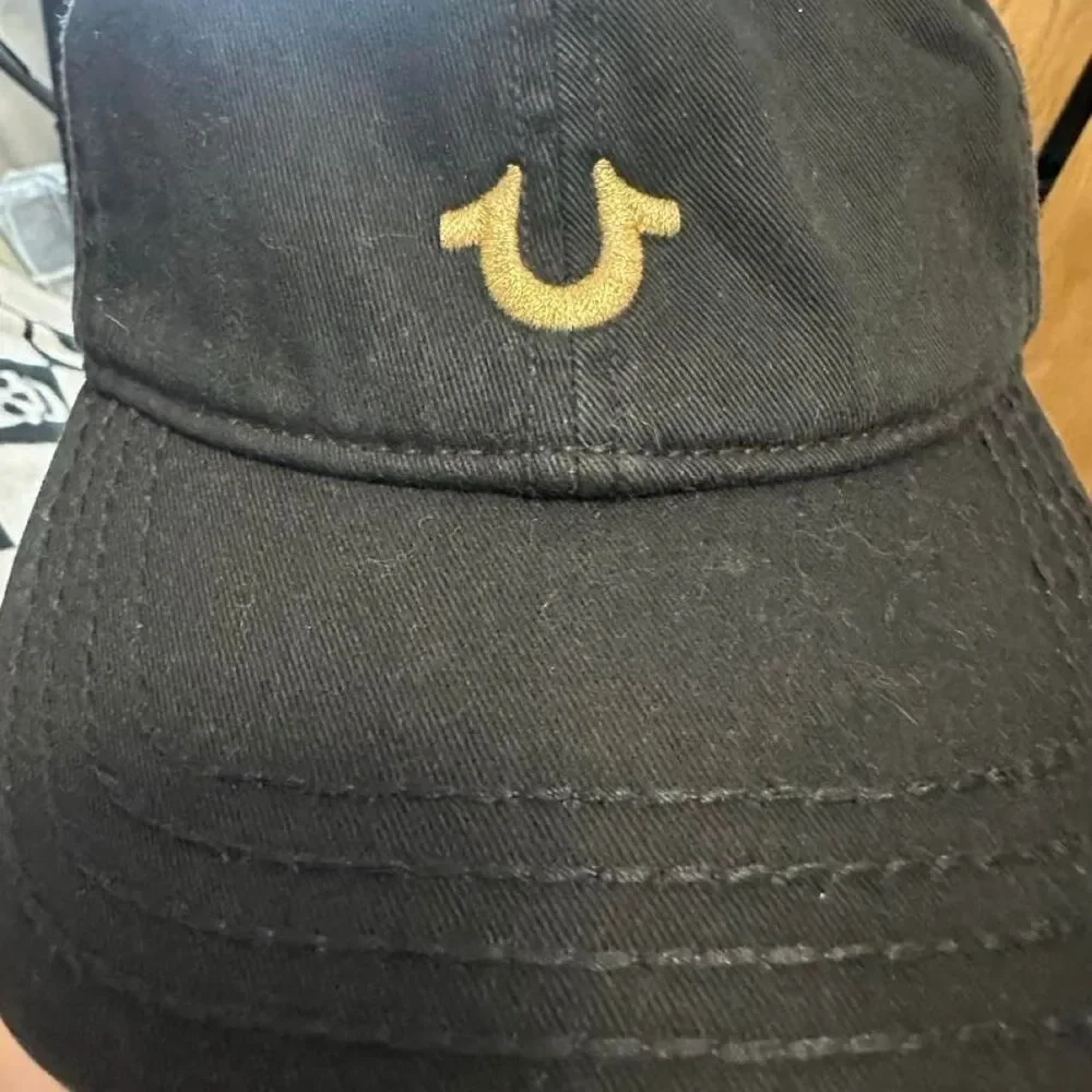 True-religion Men's Black Hat